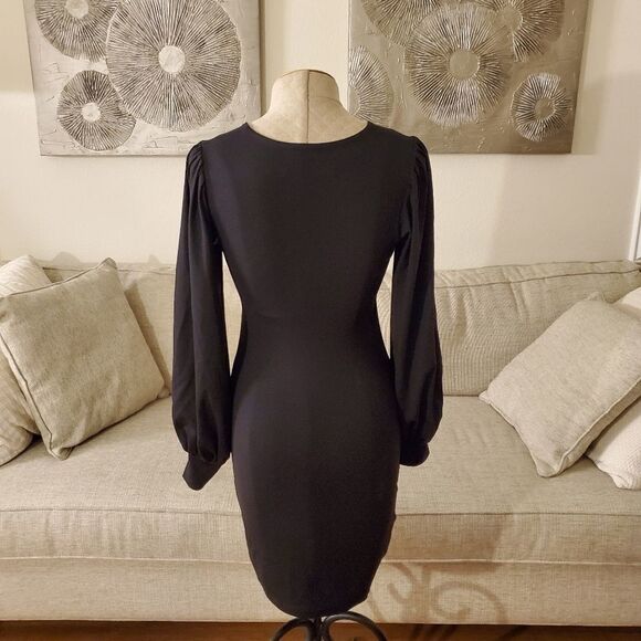 Susana Monaco Long Blouson Sleeve Dress - Picture 6 of 10